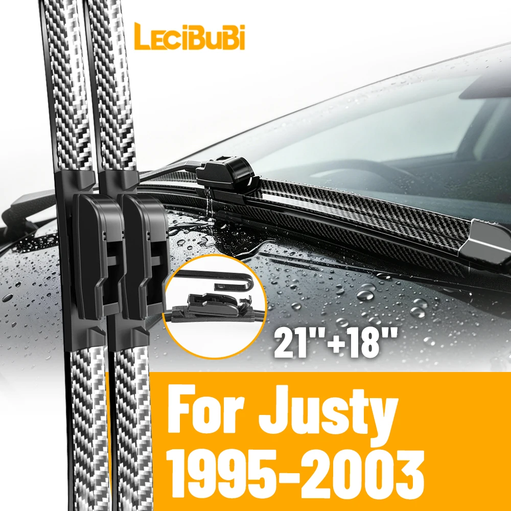 2pcs Front Windshield Windscreen Wiper Blades For Subaru Justy 1995-2003 Carbon Fibre Rubber Brushes Car Accessories 21"+18"
2pcs Front Windshield Windscreen Wiper Blades For Subaru Justy 1995-2003 Carbon Fibre Rubber Brushes Car Accessories 21"+18"