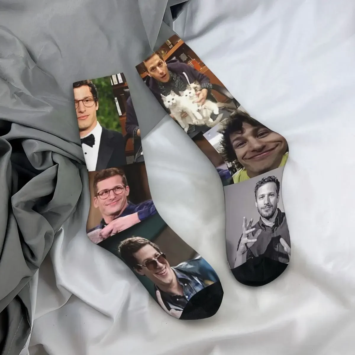 All Seasons Crew Stockings Andy Samberg (jake Peralta) Pic Collage Socks Casual Long Socks for Men Women Valentine's Day Gifts
All Seasons Crew Stockings Andy Samberg (jake Peralta) Pic Collage Socks Casual Long Socks for Men Women Valentine's Day Gifts