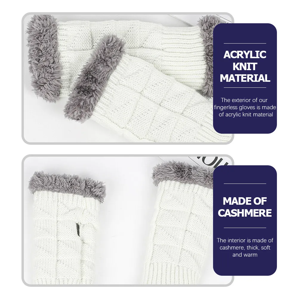 1 пара теплых вязаных перчаток-митенок без пальцев для зимы, для активного отдыха, защита от холода, комфортные, приятные для кожи, нарукавники
1 пара теплых вязаных перчаток-митенок без пальцев для зимы, для активного отдыха, защита от холода, комфортные, приятные для кожи, нарукавники