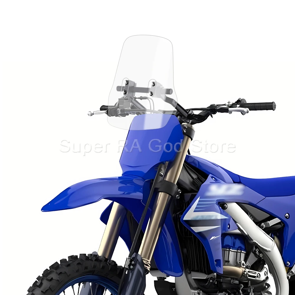 For Yamaha YZ450FX Adventure motorcycle front windshield with 12mm navigation bracket tube
For Yamaha YZ450FX Adventure motorcycle front windshield with 12mm navigation bracket tube