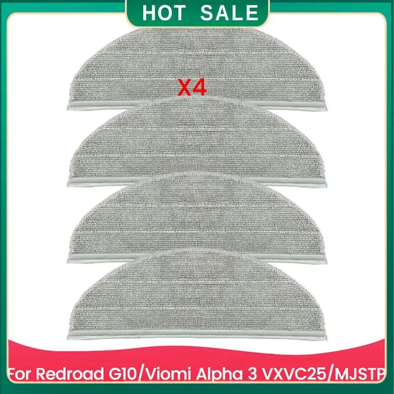 4PCS Mop Cloth Pads Forforredroad G10 Forviomi Alpha 3 VXVC25/MJSTP Vacuum Cleaner Replacement Parts
4PCS Mop Cloth Pads Forforredroad G10 Forviomi Alpha 3 VXVC25/MJSTP Vacuum Cleaner Replacement Parts