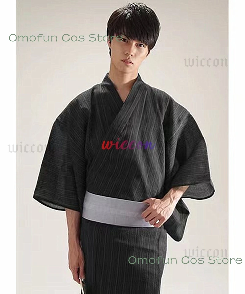 Traditional Japanese KIMONO Costume Fashion YUKATA Summer Men Long Robes With Belt Pajamas Set Male Sleepwear Bathrobe
Traditional Japanese KIMONO Costume Fashion YUKATA Summer Men Long Robes With Belt Pajamas Set Male Sleepwear Bathrobe