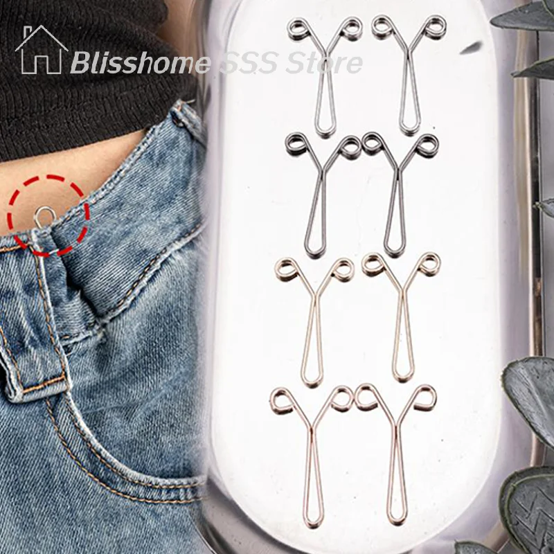 【S】Tighten Waist Buckle U-shaped Adjustable Snap Button Jeans Buttons No Trace Detachable Pants Clips Clothing Accessories
【S】Tighten Waist Buckle U-shaped Adjustable Snap Button Jeans Buttons No Trace Detachable Pants Clips Clothing Accessories