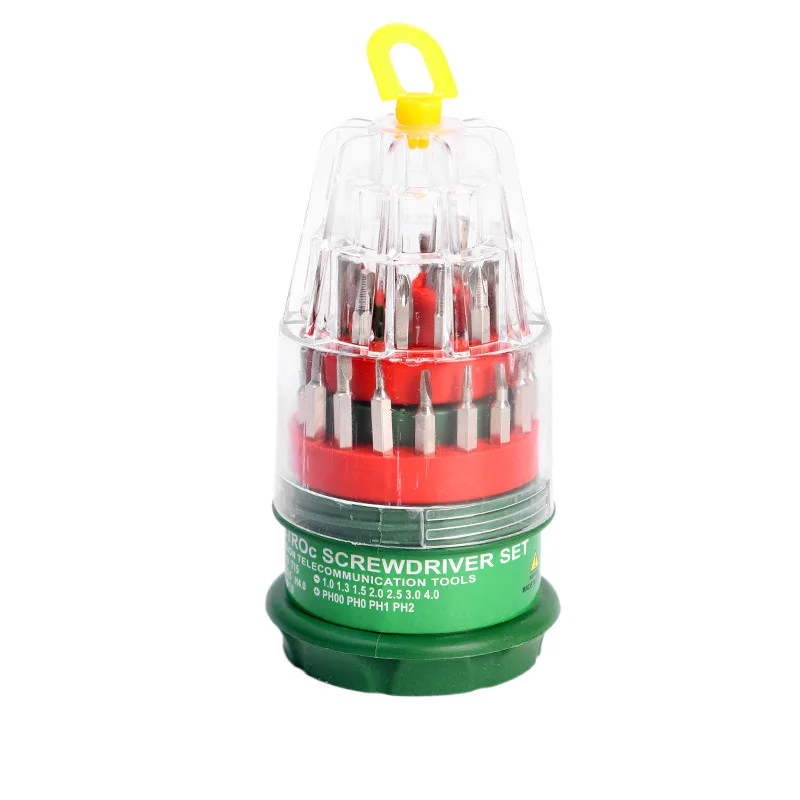Tool Screwdriver Easy to Carry Can Open iPhone 0.8mm New 31 in 1 Precision Handle Screw Mobile Phone Repair Kit
Tool Screwdriver Easy to Carry Can Open iPhone 0.8mm New 31 in 1 Precision Handle Screw Mobile Phone Repair Kit