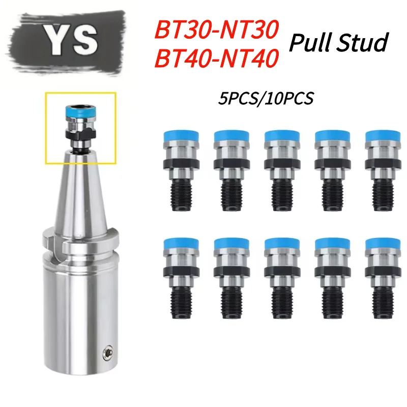 YS 10PCS BT30-NT30 BT40-NT40 Pull Stud,BT40-NT40 Converter,BT30 BT40 Holder Is Converted Into NT30 NT40 Holder,Drawbar Thread
YS 10PCS BT30-NT30 BT40-NT40 Pull Stud,BT40-NT40 Converter,BT30 BT40 Holder Is Converted Into NT30 NT40 Holder,Drawbar Thread