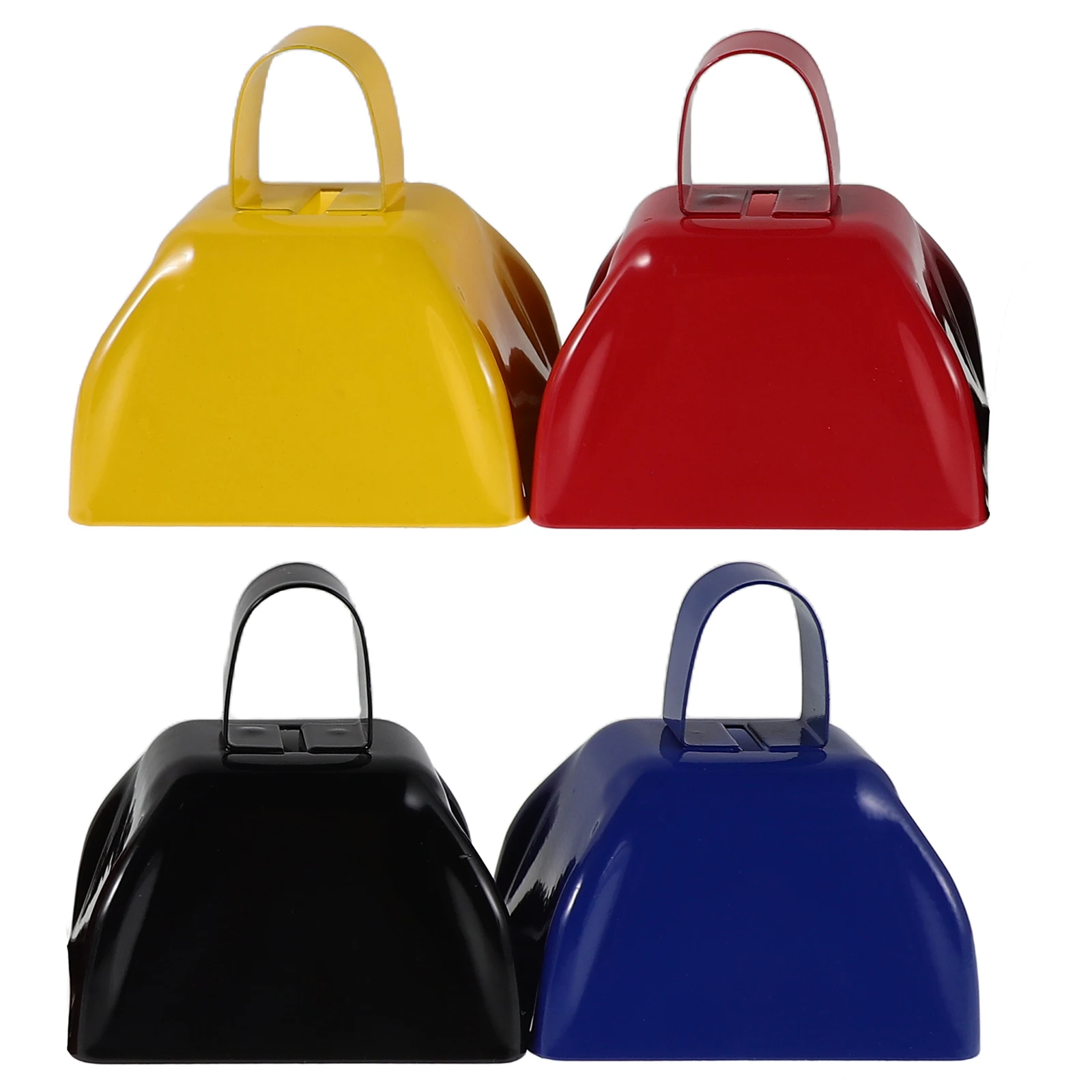 4pcs Cowbells Noise Maker Loud Metal Cheering Cowbell Handle Portable Handheld Bells Sports Events Parties Celebrations
4pcs Cowbells Noise Maker Loud Metal Cheering Cowbell Handle Portable Handheld Bells Sports Events Parties Celebrations