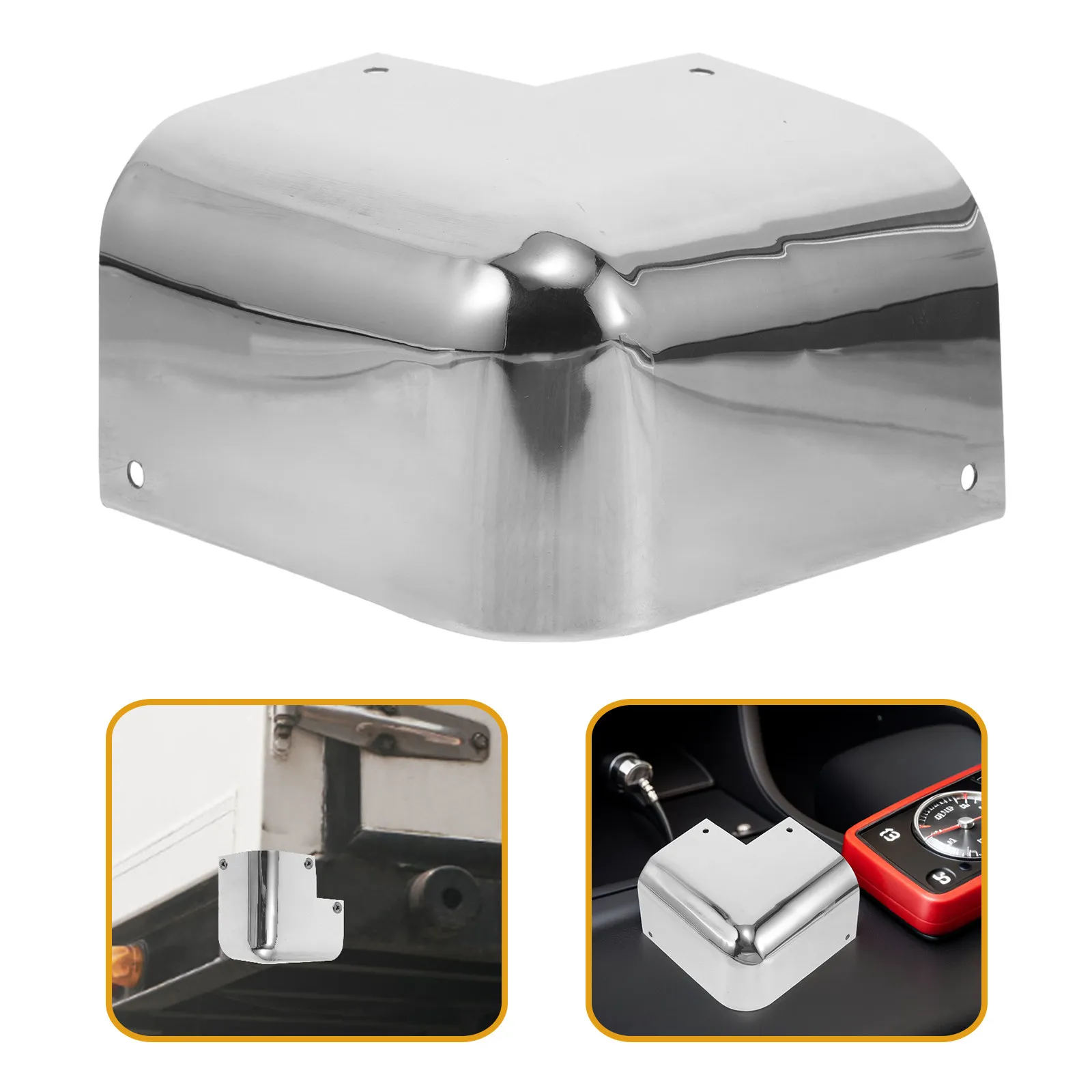 Truck Corner Guard Wrap Stainless Steel Edge Protectors for Van Cargo Corner Guards Refrigerated Truck Body Corners Protection
Truck Corner Guard Wrap Stainless Steel Edge Protectors for Van Cargo Corner Guards Refrigerated Truck Body Corners Protection