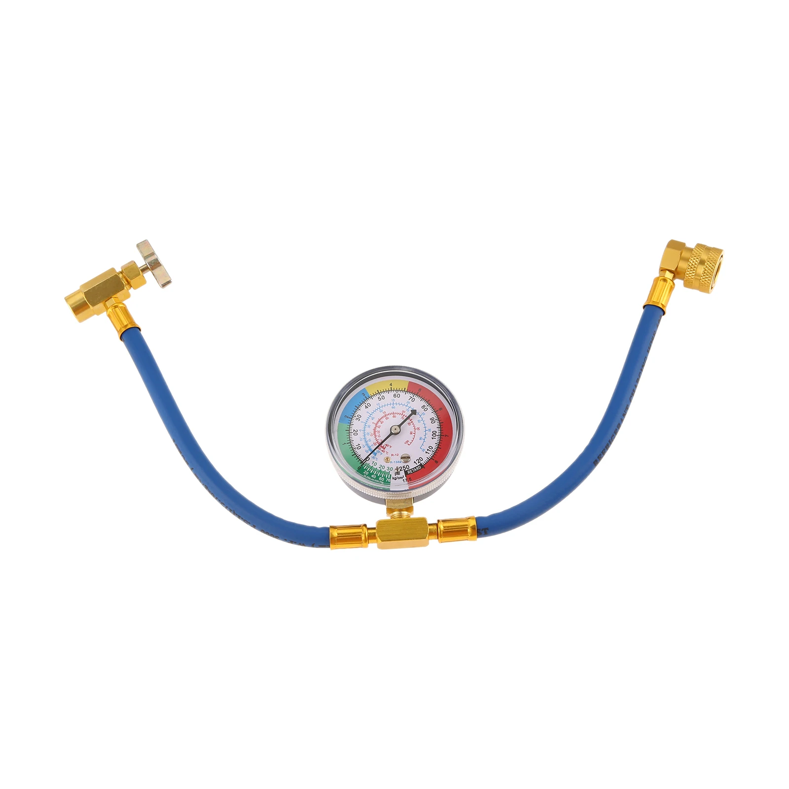 R134A Car AC Recharge Hose Kit 1/2" ACME Gauge with Piercing Can Tap Low Side Quick Coupler R134A Refrigerant Charge Hose kit
R134A Car AC Recharge Hose Kit 1/2" ACME Gauge with Piercing Can Tap Low Side Quick Coupler R134A Refrigerant Charge Hose kit