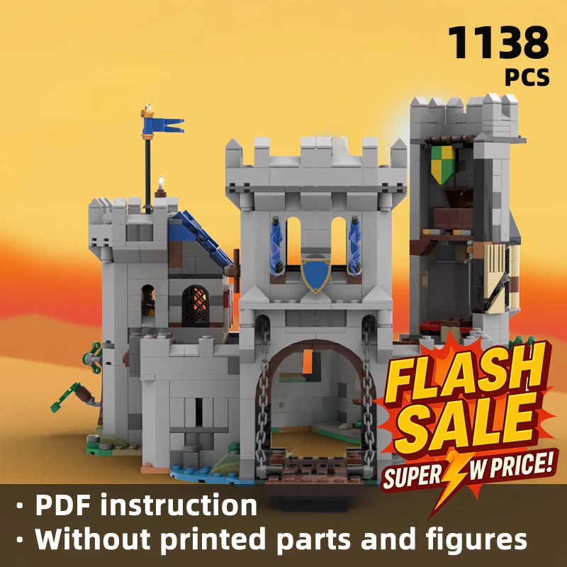 Year-end promotion: Medieval castle building blocks for collection, recreating the texture of an epic ancient castle
Year-end promotion: Medieval castle building blocks for collection, recreating the texture of an epic ancient castle