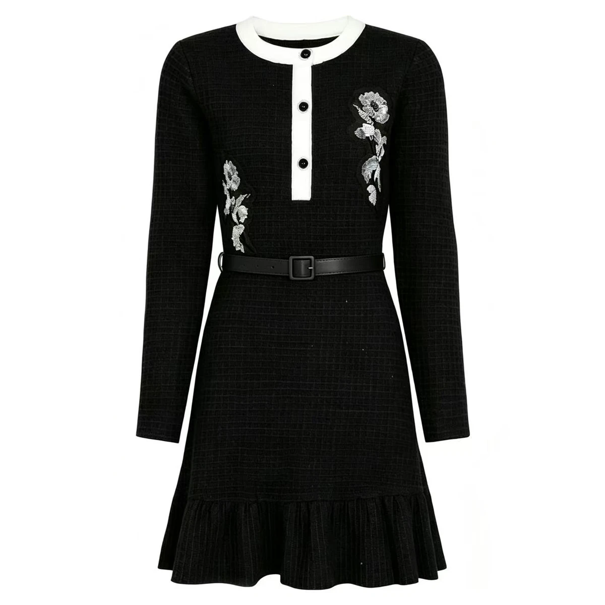 26146 New Arrival Spring Autumn Ladies Embroidered Waistband Knitted Dress Long Sleeve Slim Fit Fashion Daily Party Casual Wear
26146 New Arrival Spring Autumn Ladies Embroidered Waistband Knitted Dress Long Sleeve Slim Fit Fashion Daily Party Casual Wear