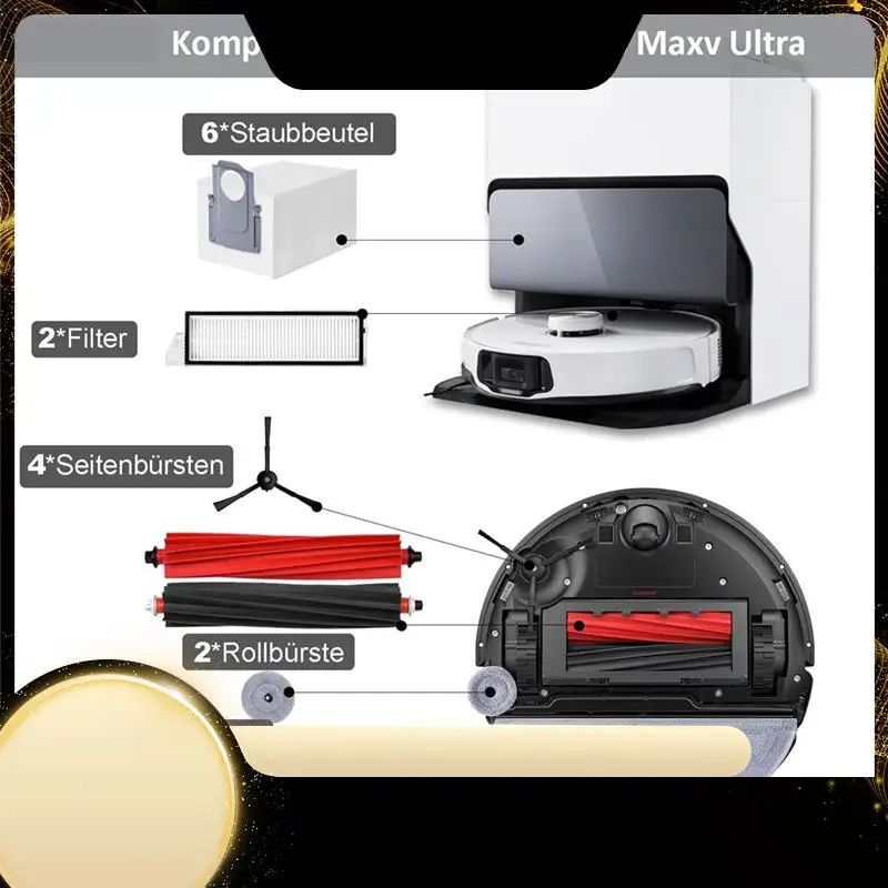 X40A_XA-For Roborock S8 Maxv Ultra Main Side Brush Hepa Filter Mop Cloth Dust Bags Robot Vacuum Cleaner Accessories
X40A_XA-For Roborock S8 Maxv Ultra Main Side Brush Hepa Filter Mop Cloth Dust Bags Robot Vacuum Cleaner Accessories