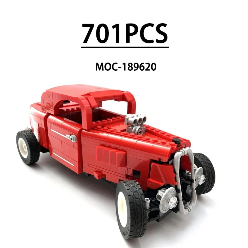 Supercar 10321 Vintage Classic MOC-189620 Racing Car 701pcs Building Block Model Christmas Birthday Gift Suitable for Children
Supercar 10321 Vintage Classic MOC-189620 Racing Car 701pcs Building Block Model Christmas Birthday Gift Suitable for Children