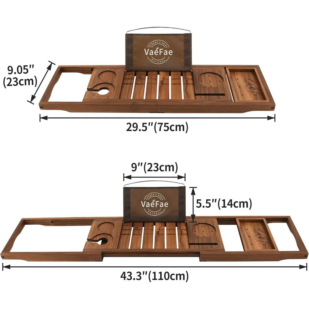 Поднос для ванны из тикового дерева премиум-класса и набор ковриков для душа — роскошный органайзер для ванны для расслабляющего спа-центру
Поднос для ванны из тикового дерева премиум-класса и набор ковриков для душа — роскошный органайзер для ванны для расслабляющего спа-центру