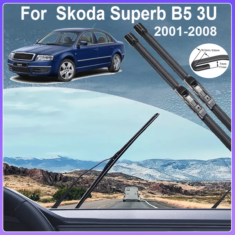 For Skoda Superb B5 Typ 3U Accessorie 2001~2008 Car Rubber Window Windshield Windscreen Wipers Auto Rain Brushes Car Wiper Blade
For Skoda Superb B5 Typ 3U Accessorie 2001~2008 Car Rubber Window Windshield Windscreen Wipers Auto Rain Brushes Car Wiper Blade