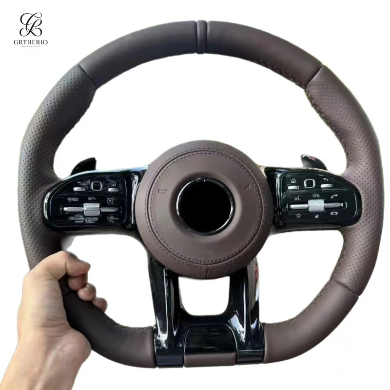 Suitable for Mercedes-Benz A-, C-, E-Class, CLA, GLK, GLC, GLE, CLS, C200 fiber steering wheel, AMG carbon fibe
Suitable for Mercedes-Benz A-, C-, E-Class, CLA, GLK, GLC, GLE, CLS, C200 fiber steering wheel, AMG carbon fibe