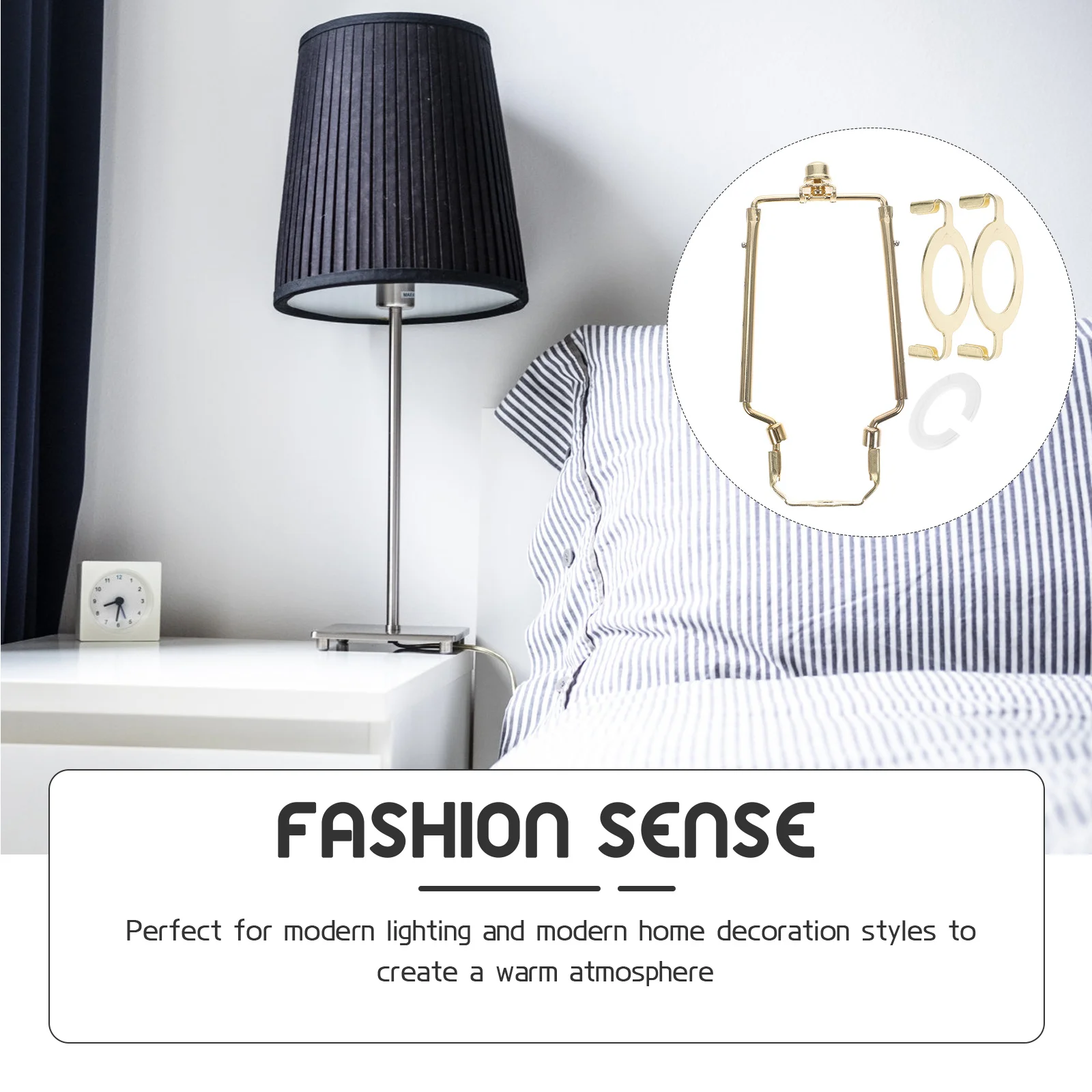 1Set Premium Alloy Lamp Harp Kit Rustproof Adjustable Support Lampshade Frame for Home Hotel Cafe Decor Lamp Harp Holder 
1Set Premium Alloy Lamp Harp Kit Rustproof Adjustable Support Lampshade Frame for Home Hotel Cafe Decor Lamp Harp Holder