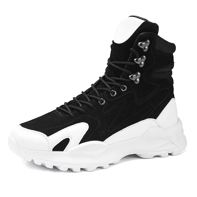 Men's High-top Boots Autumn Winter Height-increasing Functional Windboard Shoes Mid-calf Ankle Boots Versatile Motorcycle Boots
Men's High-top Boots Autumn Winter Height-increasing Functional Windboard Shoes Mid-calf Ankle Boots Versatile Motorcycle Boots