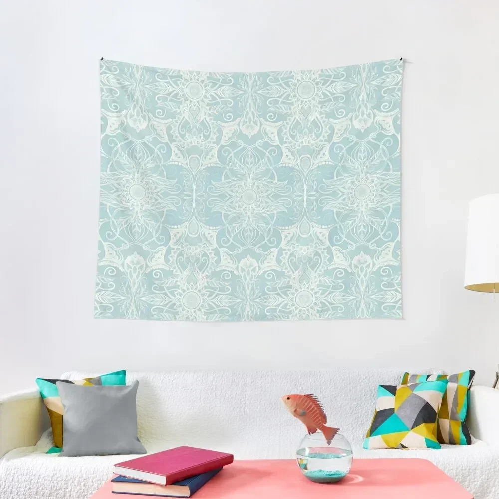 Floral Pattern in Duck Egg Blue & Cream Tapestry Room Ornaments Wall Deco Room Decore Aesthetic Tapestry
Floral Pattern in Duck Egg Blue & Cream Tapestry Room Ornaments Wall Deco Room Decore Aesthetic Tapestry