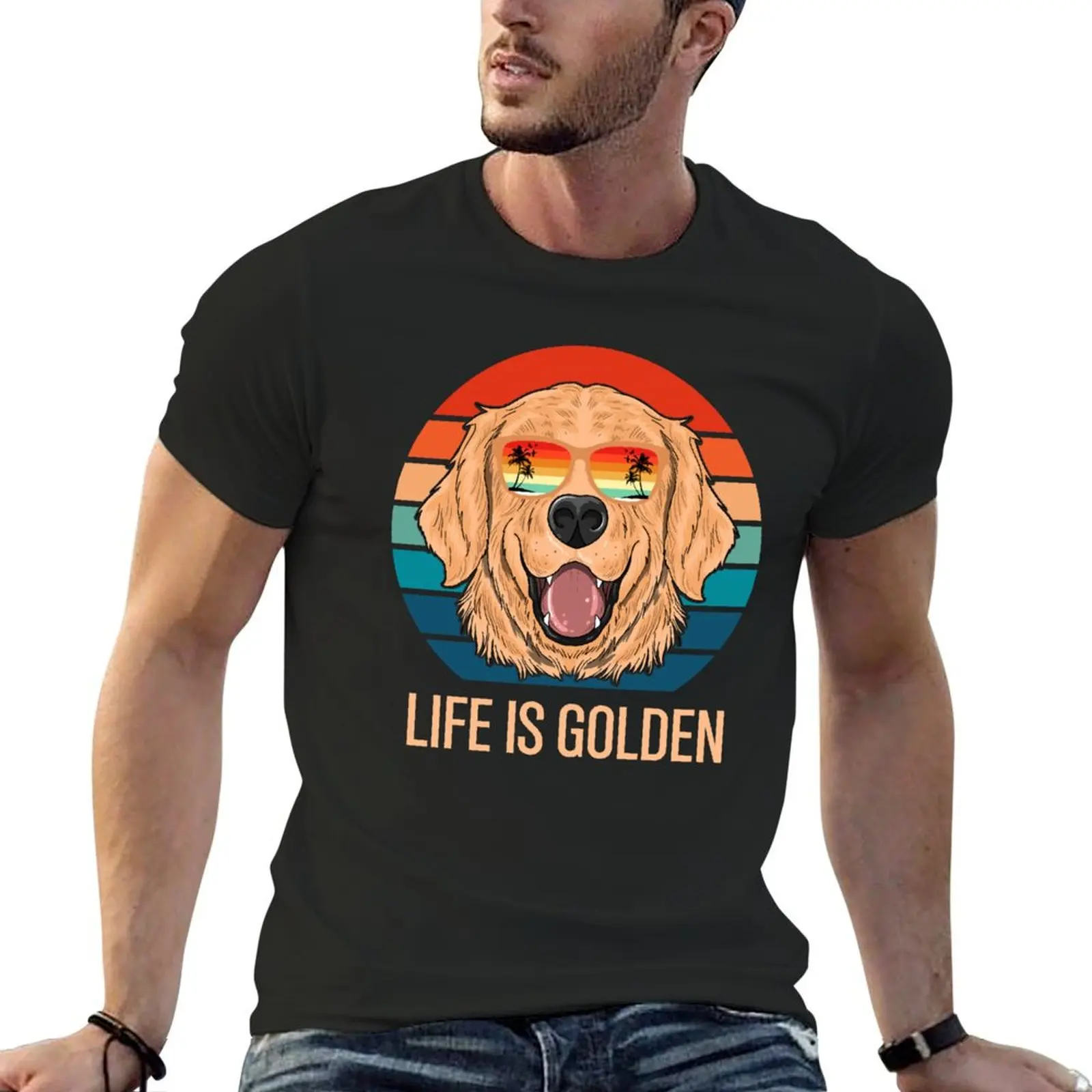 Life is Golden Retriever Funny Golden Retriever Dog Lovers Gift T-Shirt clothes oversizeds clothing for men
Life is Golden Retriever Funny Golden Retriever Dog Lovers Gift T-Shirt clothes oversizeds clothing for men