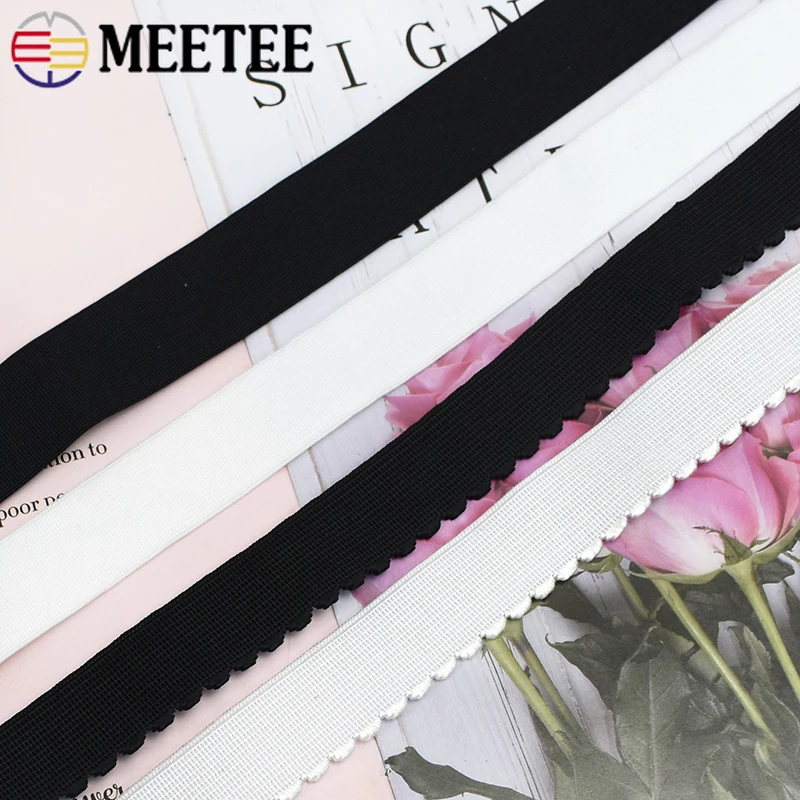 5Meters 10-50mm Black White Nylon Elastic Bands Lace Rubber Tape Bra Underwear Stretch Band DIY Clothes Belt Sewing Accessories
5Meters 10-50mm Black White Nylon Elastic Bands Lace Rubber Tape Bra Underwear Stretch Band DIY Clothes Belt Sewing Accessories
