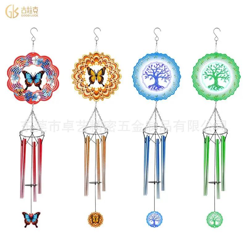 Cool Mandala Wind Chime Tree of Life 3D Rotating Wind Butterfly Gradient Wind Chime Garden Decoration Pendant Women Accessories
Cool Mandala Wind Chime Tree of Life 3D Rotating Wind Butterfly Gradient Wind Chime Garden Decoration Pendant Women Accessories