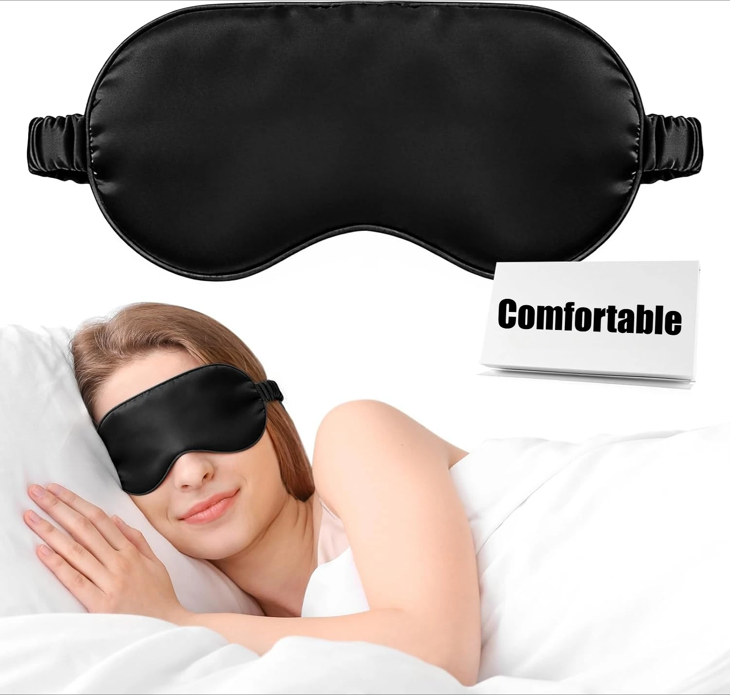 Elastic Blackout Travel Sleep Goggles Imitation Silk Sleep Eye Mask Men Women Breathable for Full Night's Sleep Travel and Nap
Elastic Blackout Travel Sleep Goggles Imitation Silk Sleep Eye Mask Men Women Breathable for Full Night's Sleep Travel and Nap