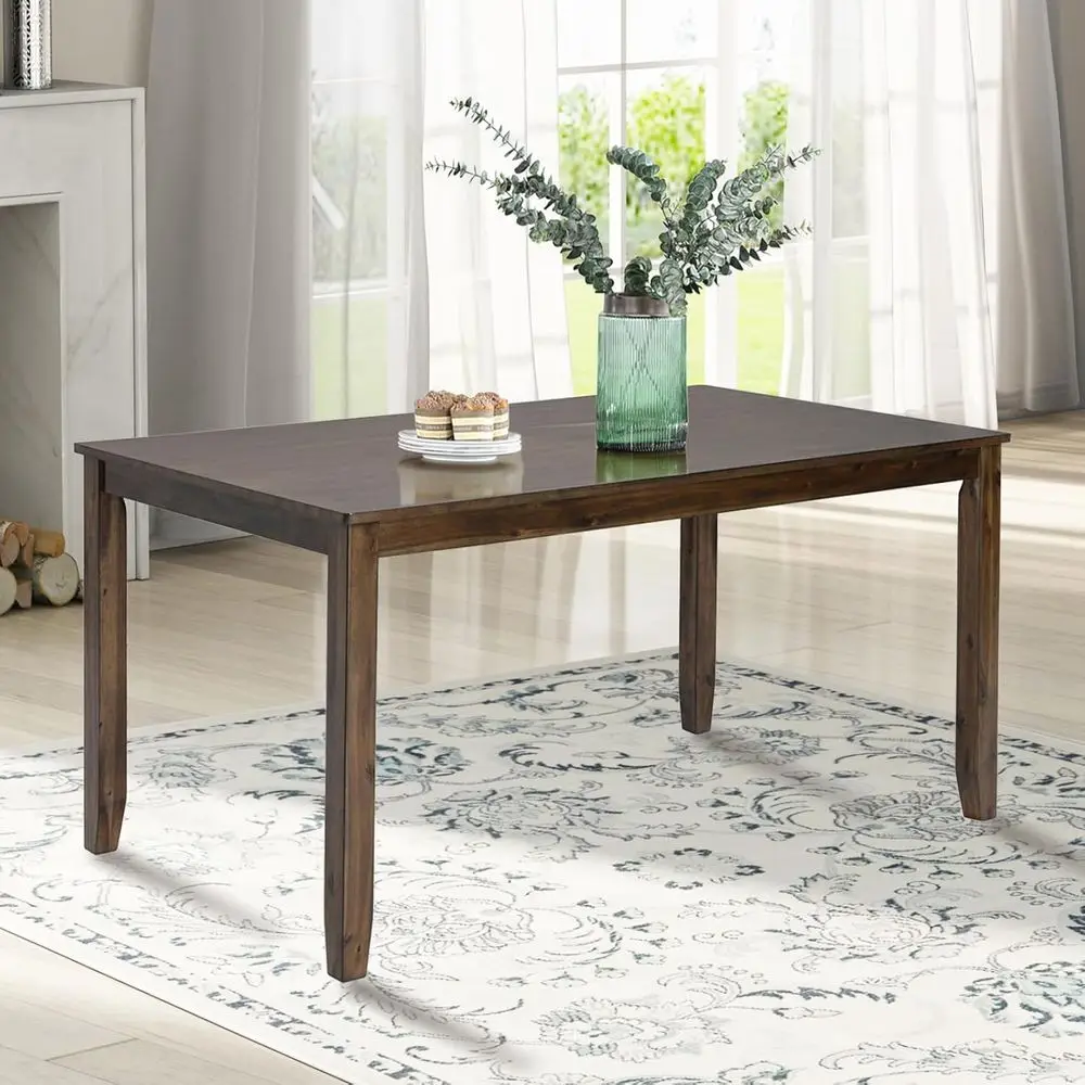 Walnut 4-Person Dining Table, Traditional Style for Kitchen or Dining Room, Chair Not Included
Walnut 4-Person Dining Table, Traditional Style for Kitchen or Dining Room, Chair Not Included