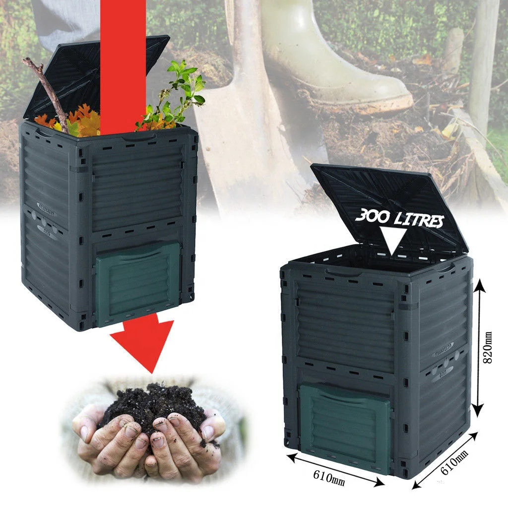 300L Garden Durable Plastic Composting Bin Recycle Garden Composting Bin
300L Garden Durable Plastic Composting Bin Recycle Garden Composting Bin
