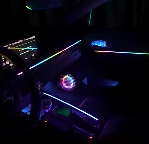 22 Lights Phantom Color LED Ambient Light For Accord 2023 Inspire Screen WeChat Mini Program APP Control 1:1 Mold 12V 1 Year
22 Lights Phantom Color LED Ambient Light For Accord 2023 Inspire Screen WeChat Mini Program APP Control 1:1 Mold 12V 1 Year