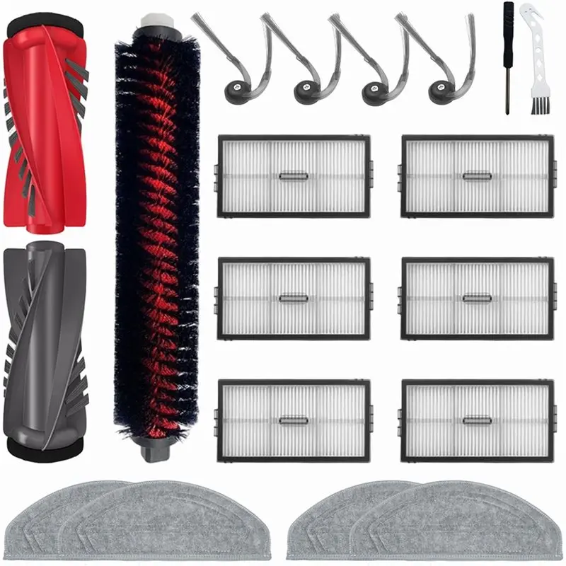 【KITCHEN GADGET】Main Brushes, Side Brushes, Filters, Mop Pads, Dust Bags For Roborock Saros 20 Sonic Vacuum Cleaner Accessories
【KITCHEN GADGET】Main Brushes, Side Brushes, Filters, Mop Pads, Dust Bags For Roborock Saros 20 Sonic Vacuum Cleaner Accessories