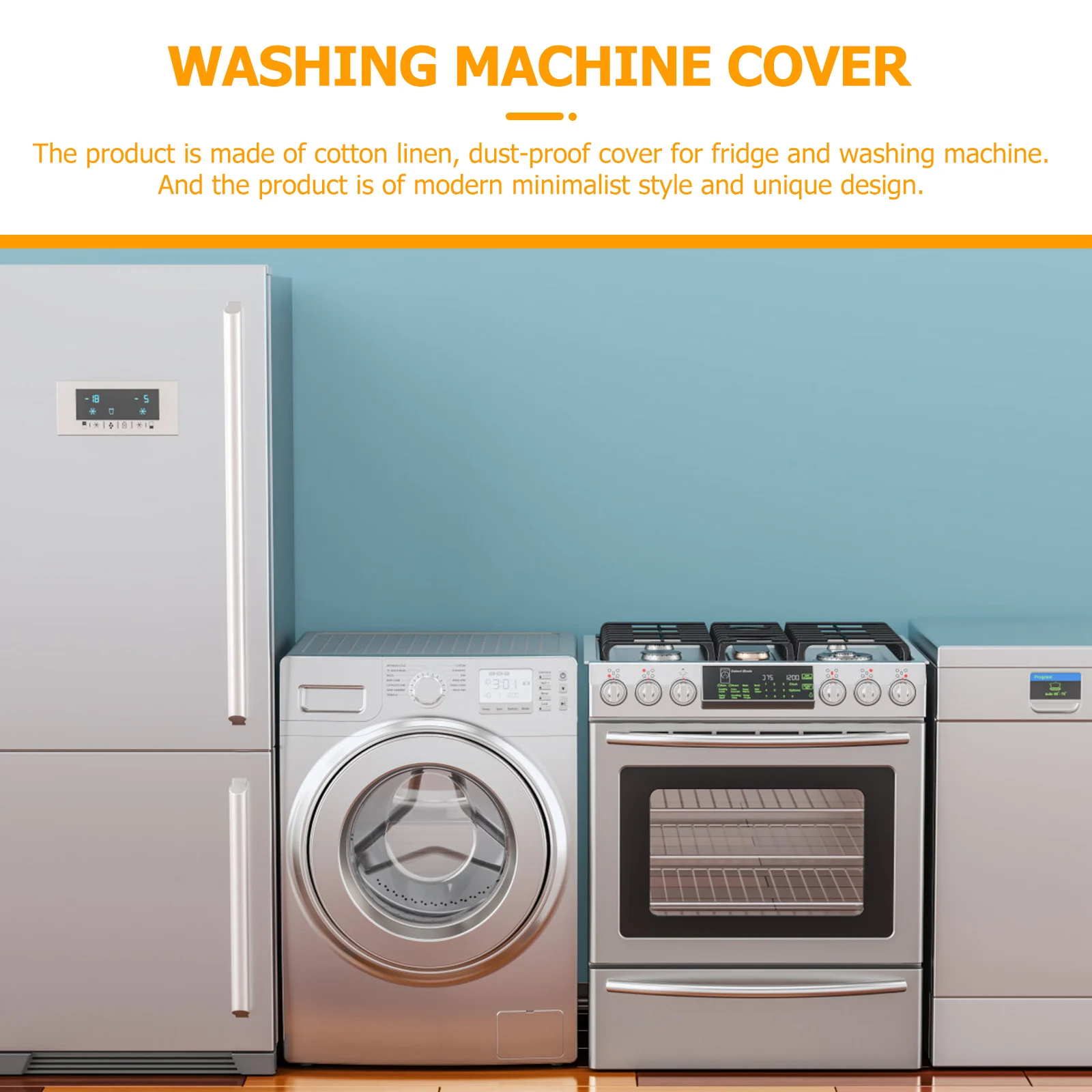 Refrigerator Dust Cover Fridge Washer Microwave Oven Protective Appliance NonFading Cotton Linen WearResistant OneSize
Refrigerator Dust Cover Fridge Washer Microwave Oven Protective Appliance NonFading Cotton Linen WearResistant OneSize