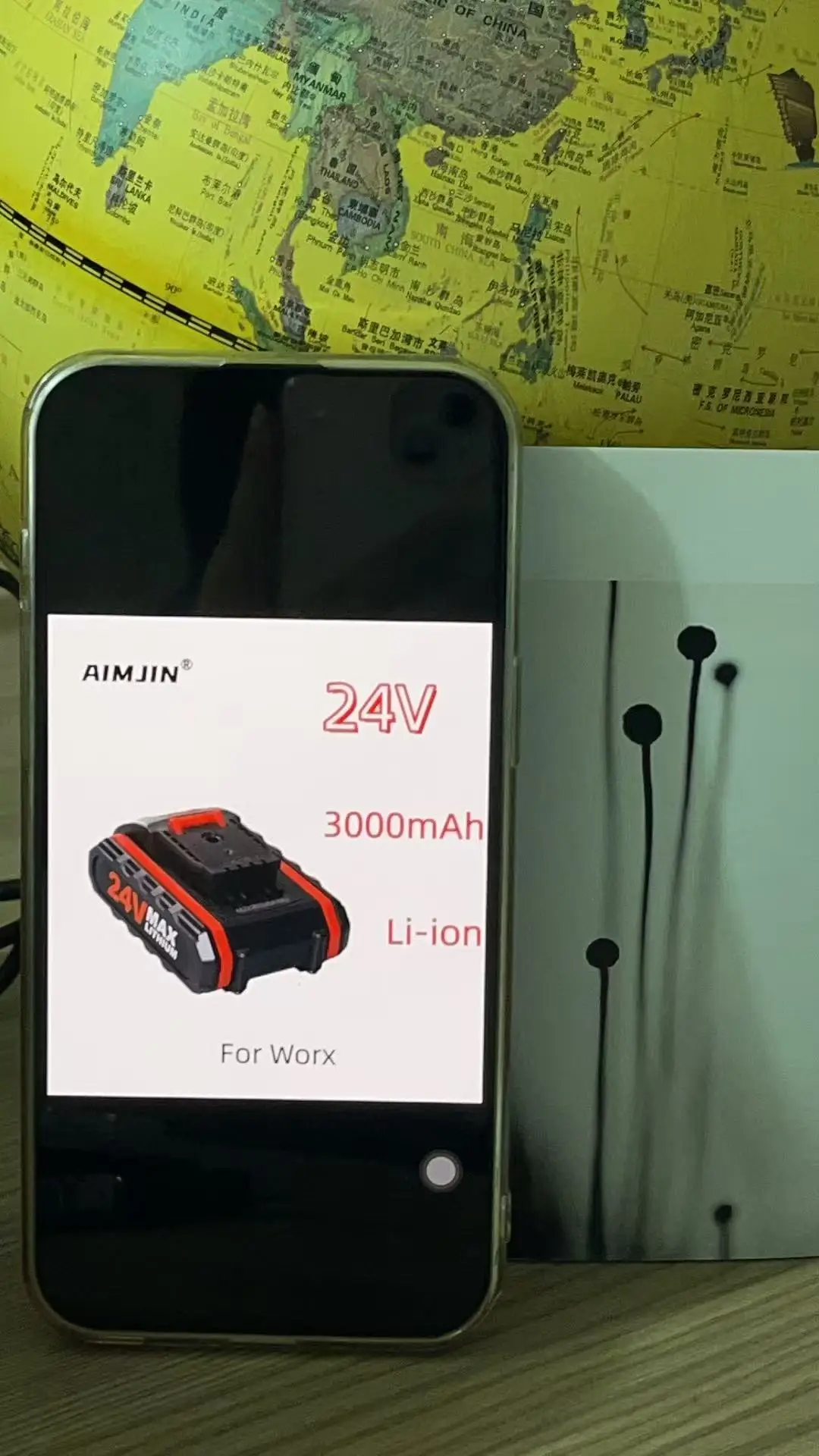 24v 3Ah/3000mAh 24V Rechargeable Li-ion Battery For Worx Electric Tools And Chainsaws With charger
24v 3Ah/3000mAh 24V Rechargeable Li-ion Battery For Worx Electric Tools And Chainsaws With charger