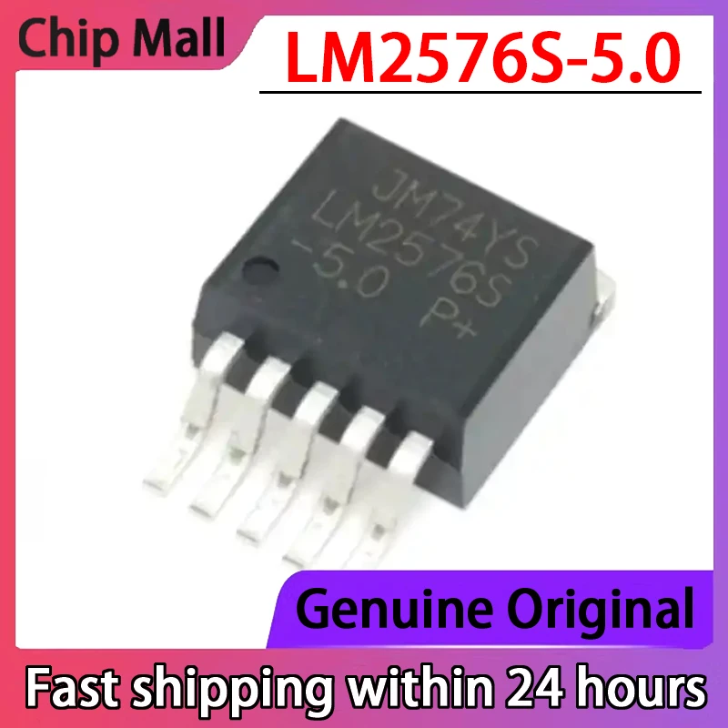 10 шт. LM2576S Φ TO-263-5 5V/3A понижающий чип регулятора напряжения постоянного тока, новый оригинал
10 шт. LM2576S Φ TO-263-5 5V/3A понижающий чип регулятора напряжения постоянного тока, новый оригинал