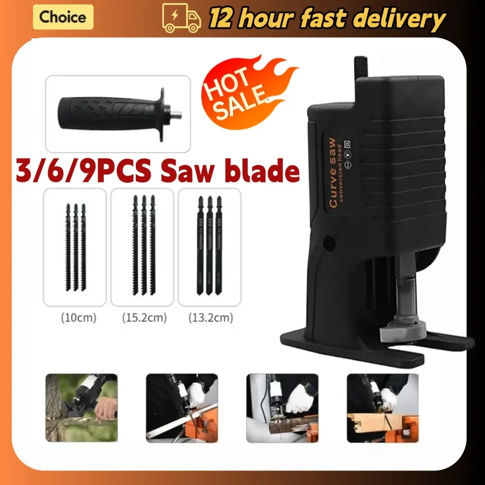 Handheld Electric Drill to Electric Saw Household Reciprocating Saw Small-scale Carpenter's Handheld Electric Tool Accessory Set
Handheld Electric Drill to Electric Saw Household Reciprocating Saw Small-scale Carpenter's Handheld Electric Tool Accessory Set
