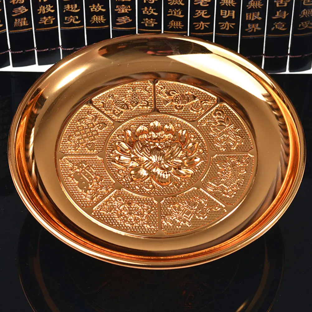 Lotus Fruit Plate Serving Platter Fruits Storage Golden Tray Trays Offering Decorative 
Lotus Fruit Plate Serving Platter Fruits Storage Golden Tray Trays Offering Decorative