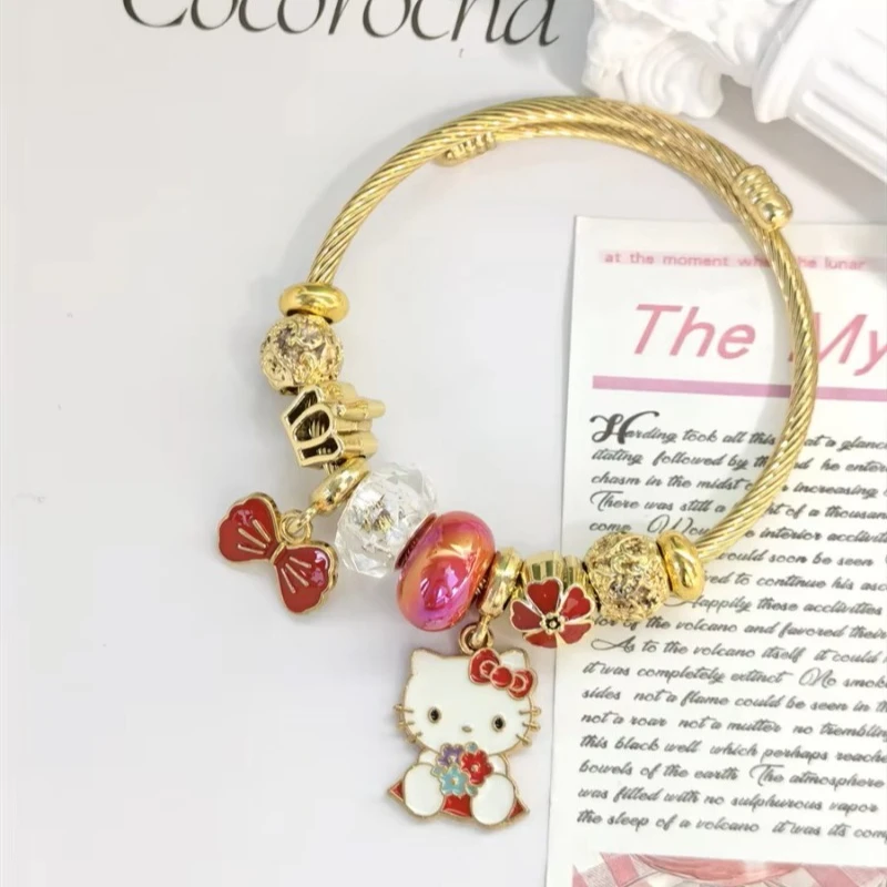 Hello Kitty Figure Metal Bracelet Anime Action Figures Jewelry Cute Cartoon Birthday Gifts For Girl Anime Merchandise Decoration
Hello Kitty Figure Metal Bracelet Anime Action Figures Jewelry Cute Cartoon Birthday Gifts For Girl Anime Merchandise Decoration
