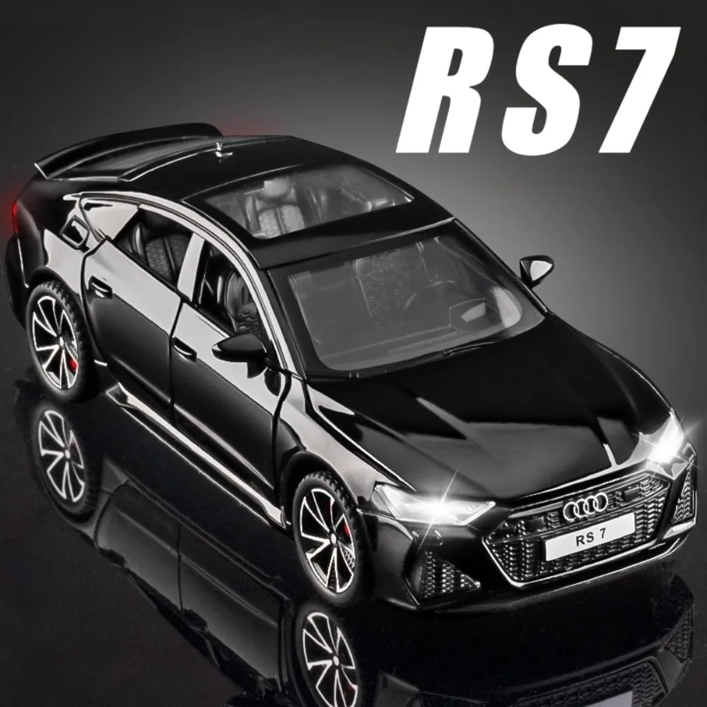 1:32 RS7 RS6 Car Model Toy Alloy Diecast Sound Light Wheel Steering Shock Absorption Vehicle Models Ornaments Gifts for Kids
1:32 RS7 RS6 Car Model Toy Alloy Diecast Sound Light Wheel Steering Shock Absorption Vehicle Models Ornaments Gifts for Kids