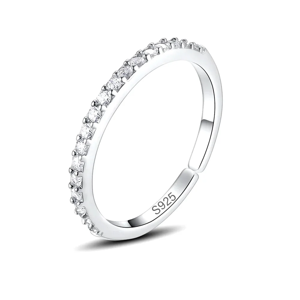 925 Sterling Silver Ring simple Sparkle AAA Zircon High Quality For Women Rings Wedding Fine Jewelry Accessories Party Gift
925 Sterling Silver Ring simple Sparkle AAA Zircon High Quality For Women Rings Wedding Fine Jewelry Accessories Party Gift