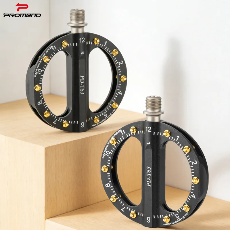 PROMEND Bicycle Pedals 3 Bearing Aluminum Alloy Clock-Style Pedals for Folding Road Bikes Cycling Platform Pedals
PROMEND Bicycle Pedals 3 Bearing Aluminum Alloy Clock-Style Pedals for Folding Road Bikes Cycling Platform Pedals