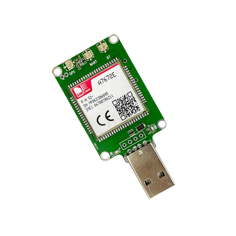In Stock A7672E USB Donlge With Antenna A7672E-FASE SIMCOM 4G 2G LTE CAT1 Module with GNSS+BT Modem Europe/Middle East/Africa
In Stock A7672E USB Donlge With Antenna A7672E-FASE SIMCOM 4G 2G LTE CAT1 Module with GNSS+BT Modem Europe/Middle East/Africa