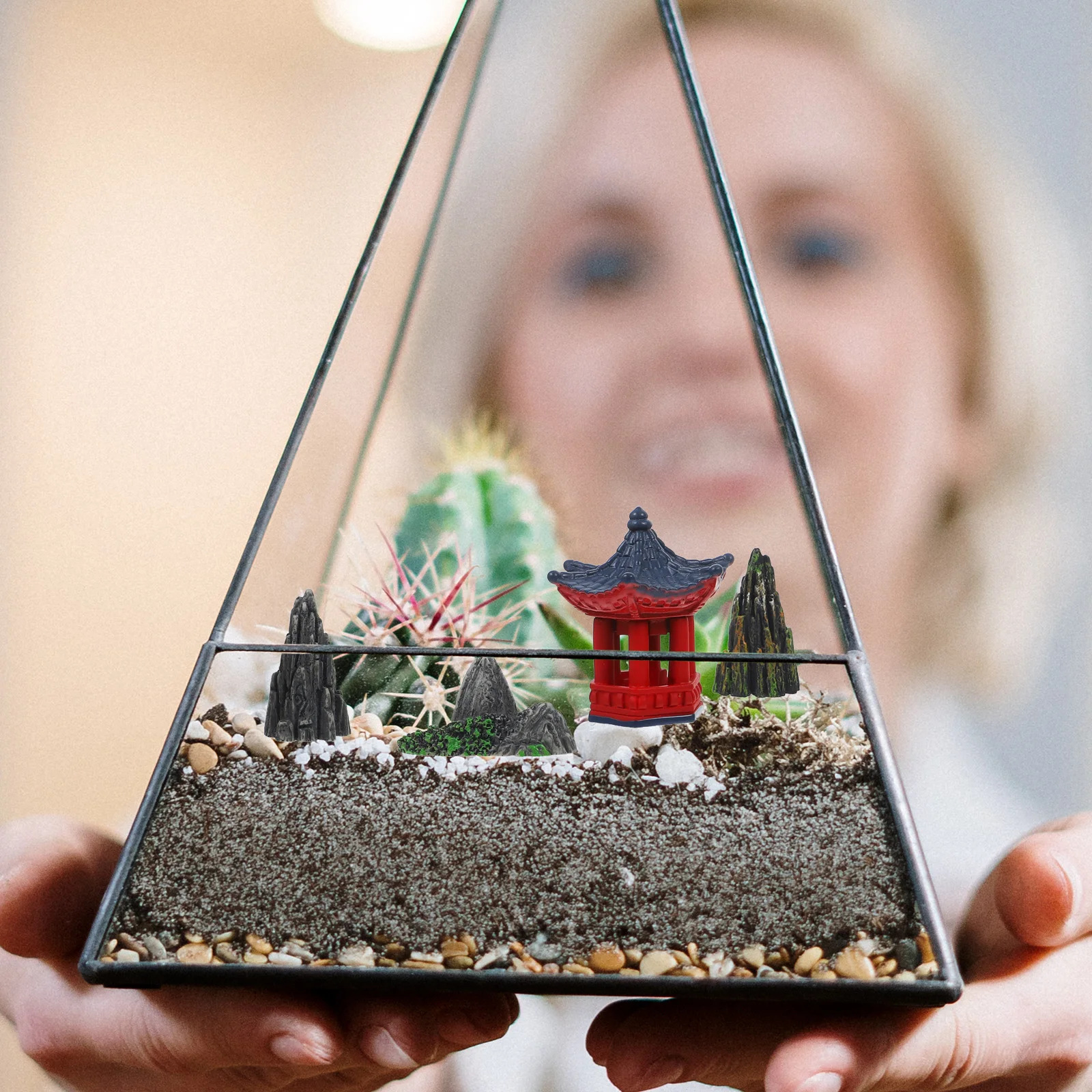1 set Mountain Pavilion Bridge Figurines Resin Realistic Garden Decor Plant Ornaments Mini Landscaping Accessories 
1 set Mountain Pavilion Bridge Figurines Resin Realistic Garden Decor Plant Ornaments Mini Landscaping Accessories