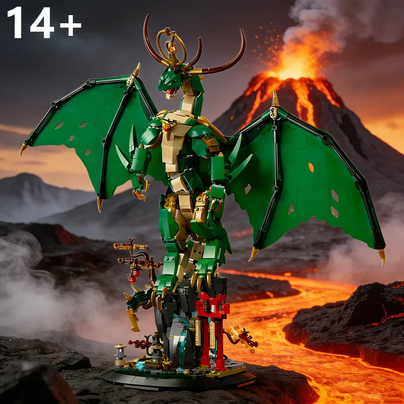 Новинка 2023 года, 71847, строительные блоки Guardian Dragon, сборная модель игрушки для взрослых и детей, подарок на Рождество и день рождения
Новинка 2023 года, 71847, строительные блоки Guardian Dragon, сборная модель игрушки для взрослых и детей, подарок на Рождество и день рождения