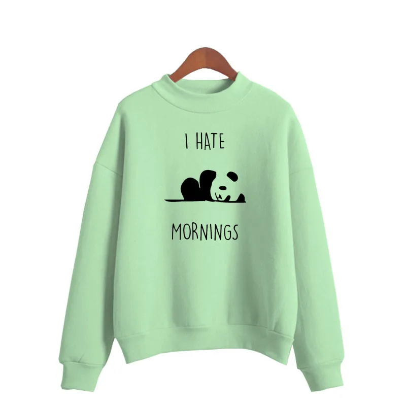 I HATE MORNINGS Print Woman Sweatshirt Sweet Korean O-neck Knitted Pullover Thick Autumn Winter Candy Color Loose Women Clothing
I HATE MORNINGS Print Woman Sweatshirt Sweet Korean O-neck Knitted Pullover Thick Autumn Winter Candy Color Loose Women Clothing