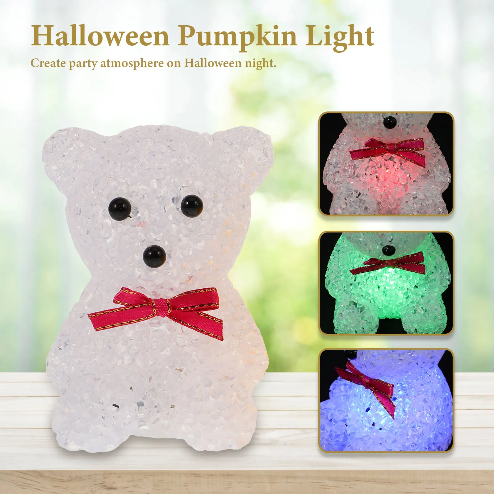 2 Pcs Crystal Pumpkin Ghost Night Light LED 7 Colors Halloween Decor Plastic Bear Party KTV Bar Mall Shop
2 Pcs Crystal Pumpkin Ghost Night Light LED 7 Colors Halloween Decor Plastic Bear Party KTV Bar Mall Shop