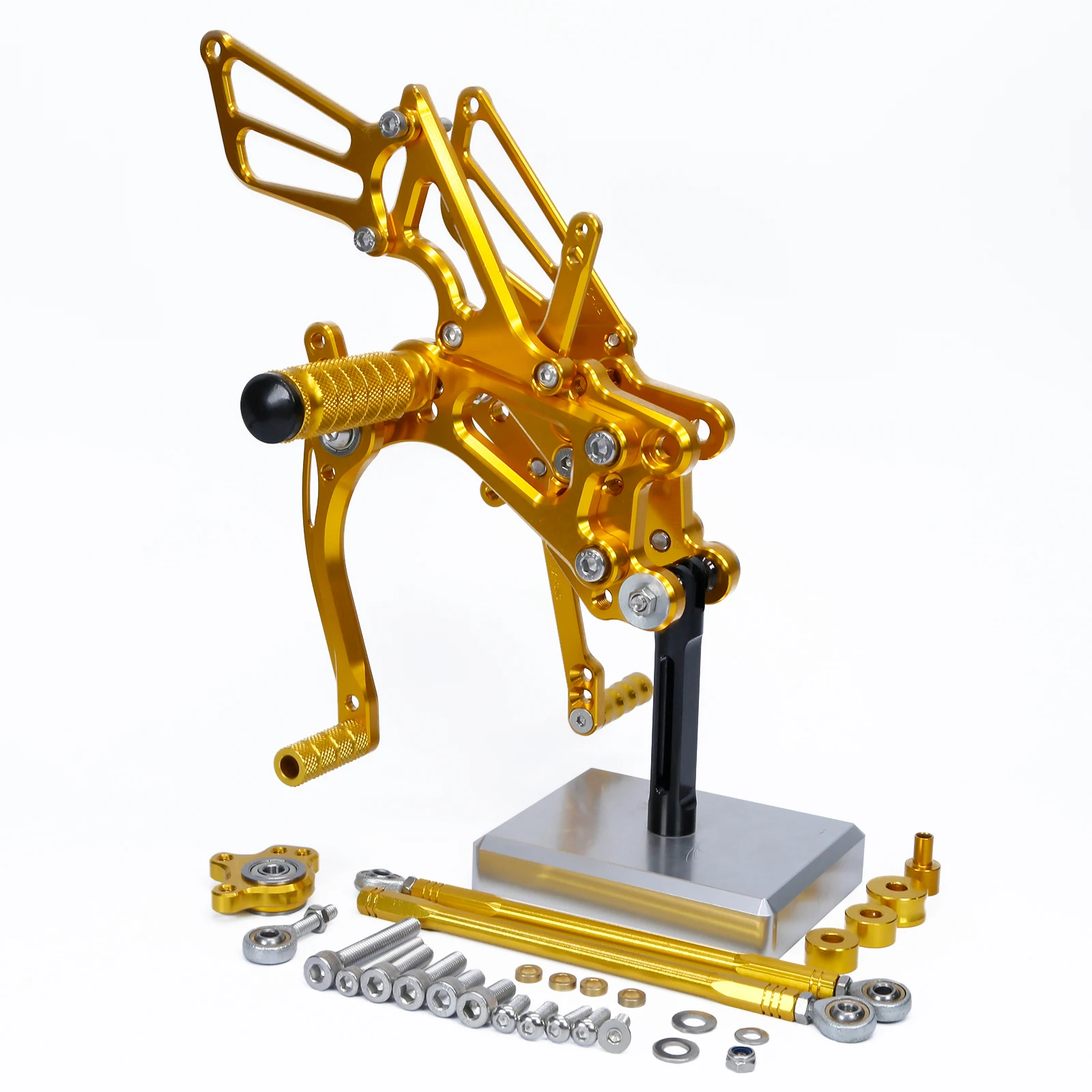 FXCNC Gold Adjustable Motorcycle Rearset Footrests Foot Rest Shift Gear Lever Pedal For Honda CBR1000RR 2007 2006 2005 2004
FXCNC Gold Adjustable Motorcycle Rearset Footrests Foot Rest Shift Gear Lever Pedal For Honda CBR1000RR 2007 2006 2005 2004