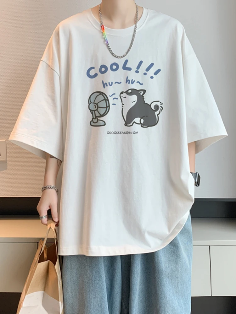 Loose ort Sve T-irt Pure Cotton Teenage Boy's Summer Faion Brand Versatile Printed Casual Breathable round Ne Tee
Loose ort Sve T-irt Pure Cotton Teenage Boy's Summer Faion Brand Versatile Printed Casual Breathable round Ne Tee