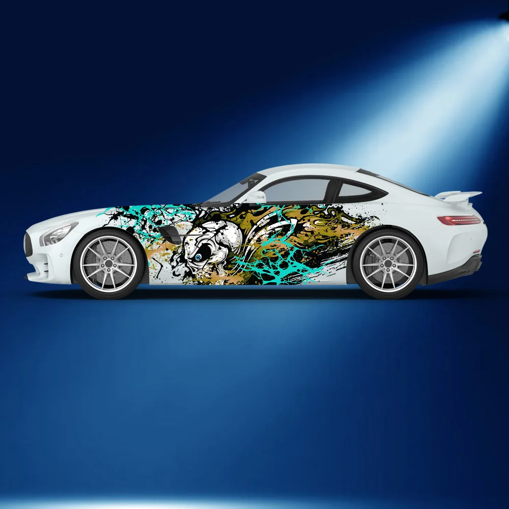 Красочные граффити с рисунком черепа, боковая наклейка автомобиля, виниловая самоклеящаяся бумага, наклейка с краской для автоспорта, подходит для автомобиля, грузовика, внедорожника
Красочные граффити с рисунком черепа, боковая наклейка автомобиля, виниловая самоклеящаяся бумага, наклейка с краской для автоспорта, подходит для автомобиля, грузовика, внедорожника