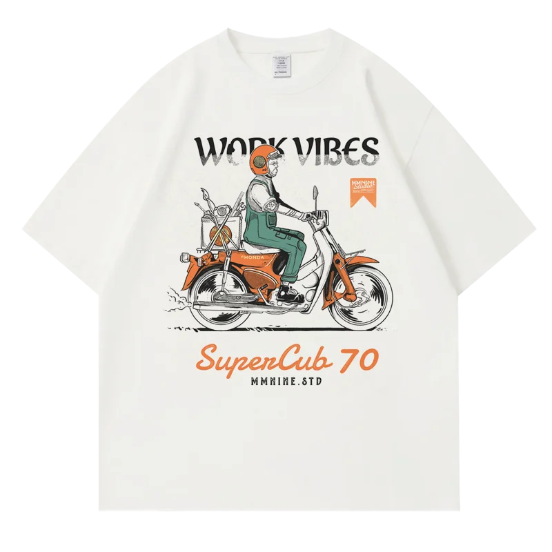 2025 винтажная летняя мужская и женская футболка с мультяшным принтом Honda Beast Motorcycle, модный свободный топ с круглым вырезом и короткими рукавами
2025 винтажная летняя мужская и женская футболка с мультяшным принтом Honda Beast Motorcycle, модный свободный топ с круглым вырезом и короткими рукавами
