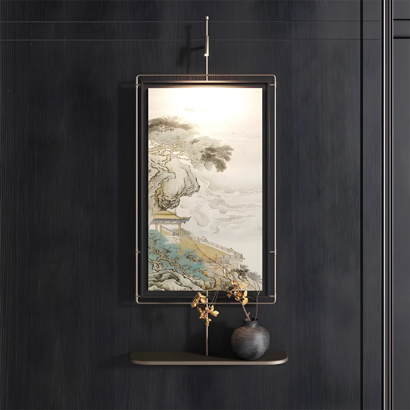 Retro simple decorative wall lamp metal pole hanging painting room entrance background wall antique atmosphere lamp painting
Retro simple decorative wall lamp metal pole hanging painting room entrance background wall antique atmosphere lamp painting