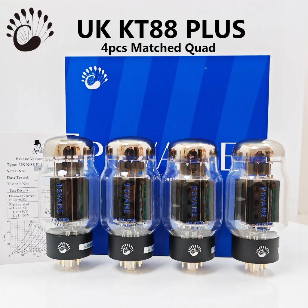 New Product PSVANE UK KT88 PLUS Vacuum Tube Amplifier Replaces KT88 KT120 6550 KT90 HIFI Audio Valve Tube Amplifier Matched Quad
New Product PSVANE UK KT88 PLUS Vacuum Tube Amplifier Replaces KT88 KT120 6550 KT90 HIFI Audio Valve Tube Amplifier Matched Quad